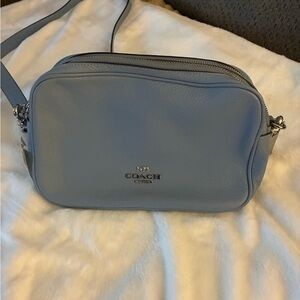 Coach Light Blue Leather Crossbody Bag